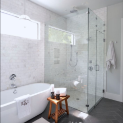 Corner Bathroom L Shape Frameless Shower Cubicles Foshan Square Modern Hinged Shower Enclosure Tempered Glass Shower Doors