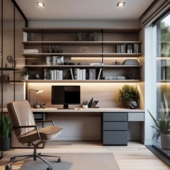 L shape office room furniture design modern office home ideas office cabinets