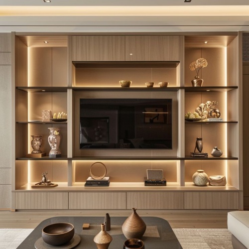 Modern Apartment High Quality Living Room TV Furniture cabinet Custom Design TV cabinet