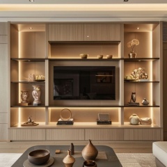 Modern Apartment High Quality Living Room TV Furniture cabinet Custom Design TV cabinet