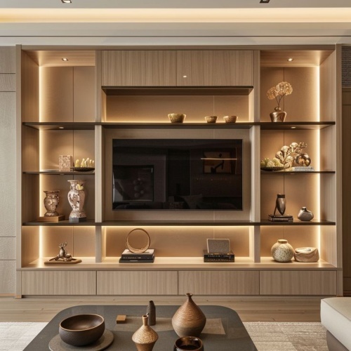 Modern Apartment High Quality Living Room TV Furniture cabinet Custom Design TV cabinet