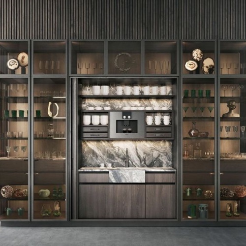 Modern Style wine Glass Display cabinet Customized Room cabinets