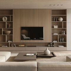 New Design Oversized Storage Space TV Cabinet Wall Cabinet