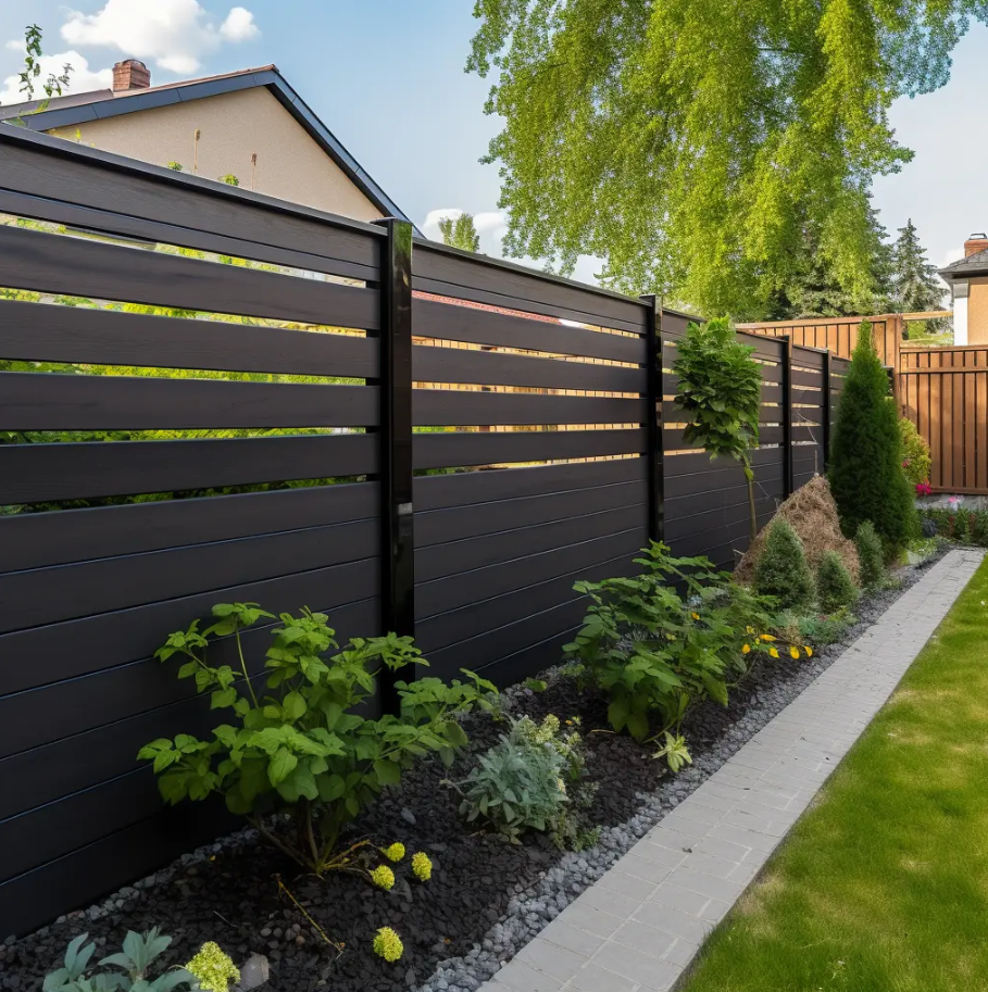Customized wpc garden gates and fences panels