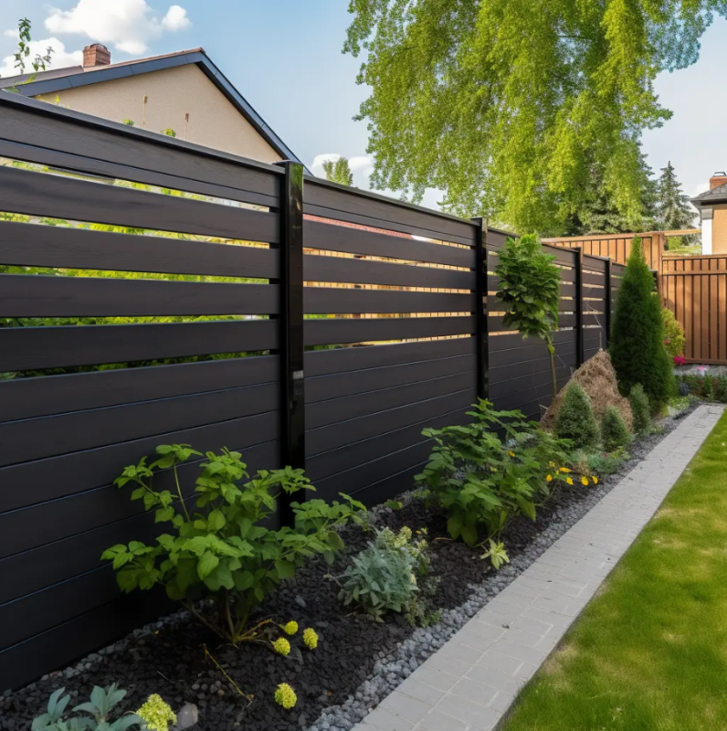 Customized wpc garden gates and fences panels