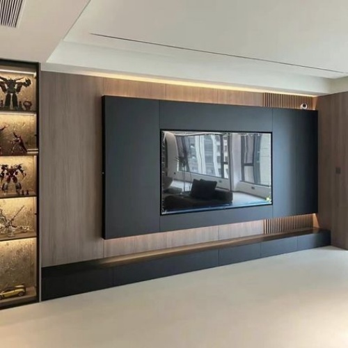 Wood tv cabinet For Living Room