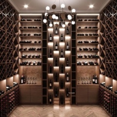 Customize Wine Cellar Design Display Wine Cooler Cabinets Bar
