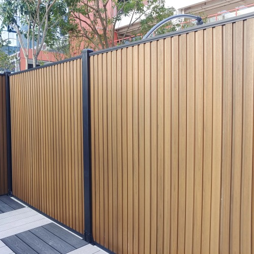Easy install WPC Fence Outdoor Garden Trellis Fence
