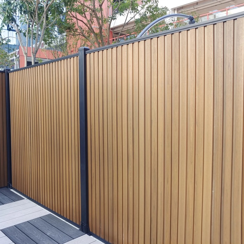 Easy install WPC Fence Outdoor Garden Trellis Fence