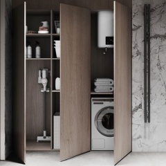 Modern design laundry cabinets ideas lacquer finish cabinets