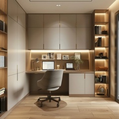 Home office furniture Wooden office File cabinet Display With Office Desk