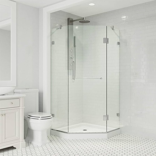 Frameless shower Screens Door Easy shower enclosure Room Installation Corner shower Cabin