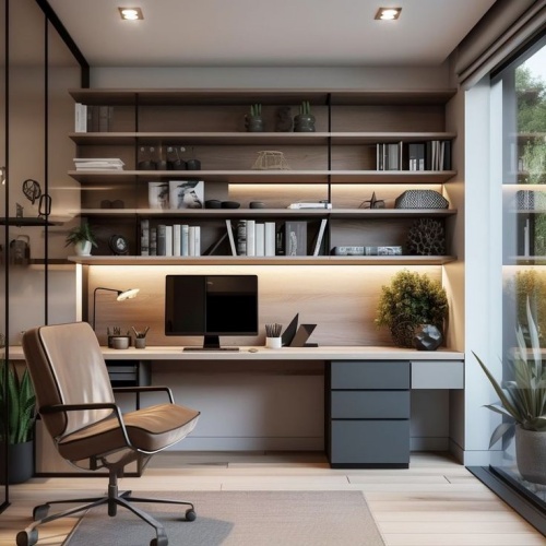 L shape office room furniture design modern office home ideas office cabinets