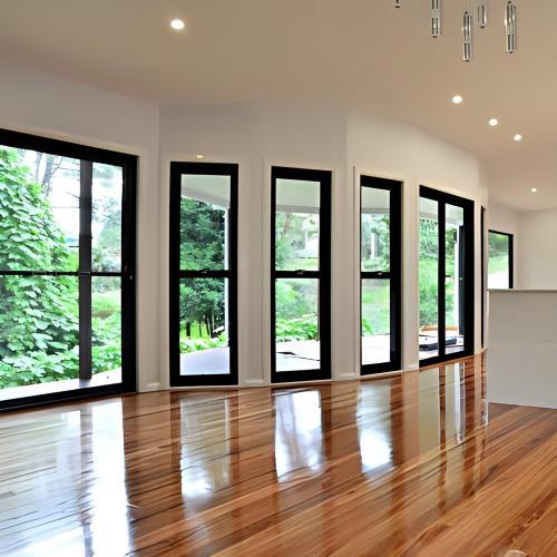 American Corner Double Hung Window with Insulated Tempered Glass, Custom Sizes Available