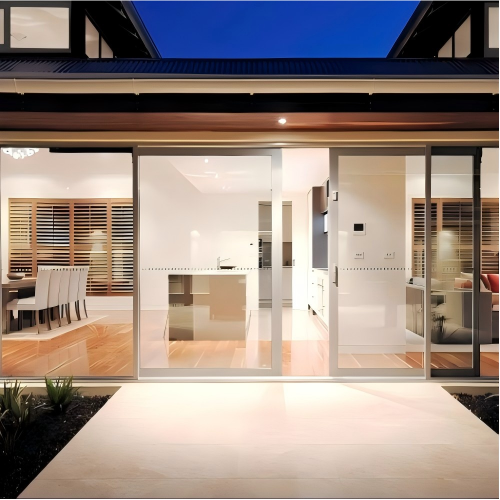Minimalist Premium Custom Thermal Break Aluminum Sliding Door for Villa Seaview Houses