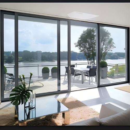 Minimalist Premium Custom Thermal Break Aluminum Sliding Door for Villa Seaview Houses