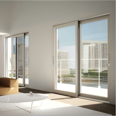 Premium Versatile White Powder Coated Custom Thermal Break Aluminum Sliding Door