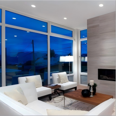 Light Luxury Custom Aluminum Fixed Panoramic Floor-to-Ceiling Window for High-End Sea View Villa & Penthouse Living Rooms