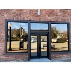 Custom Aluminum Frame Glass Door for Office Entrance, Commercial Store Front & Shop Front