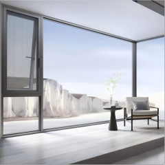 Wide View Sea View Villa Custom Thermal Break Aluminum Outward Opening Awning Window, Anti-Fall & Anti-Theft