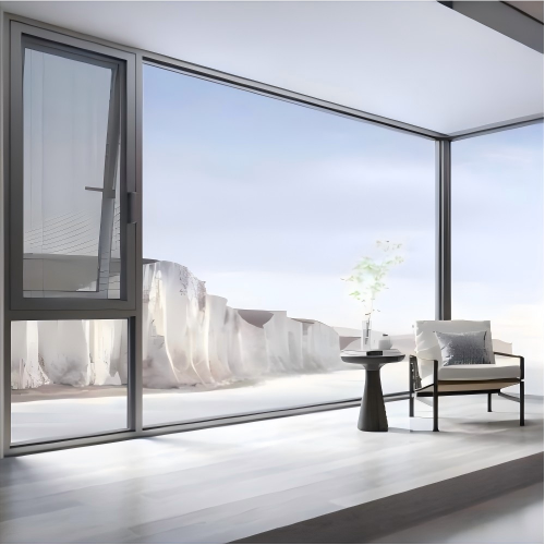 Wide View Sea View Villa Custom Thermal Break Aluminum Outward Opening Awning Window, Anti-Fall &amp; Anti-Theft