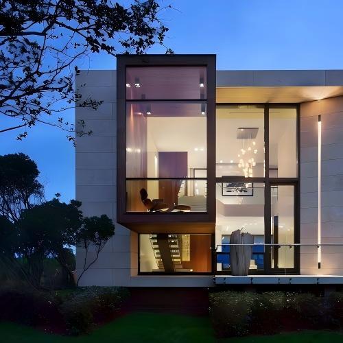 Slim Narrow Frame Minimalist Luxury Custom Aluminum Fixed Window