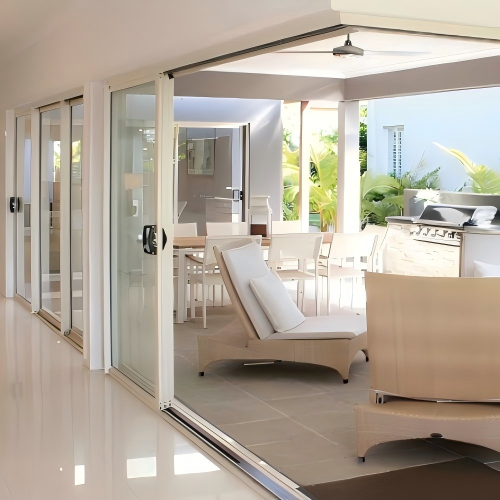 Heavy Duty Custom Size Aluminum Sliding Door for Sunroom with Wide View