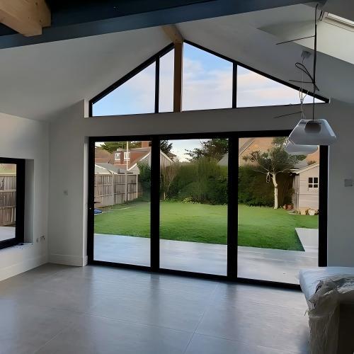 Unique Irregular Design Custom Aluminum Fixed Window