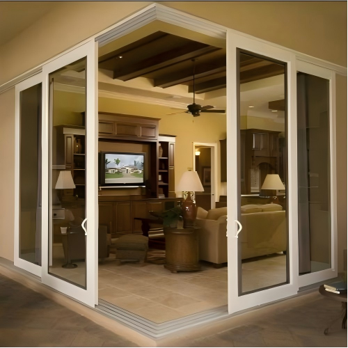 Modern Stylish Corner Custom Aluminum Sliding Door for Villa