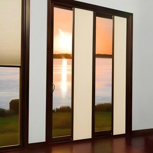Design Style Small Size Vertical Strip Custom Aluminum Fixed Glass Window