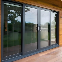 Custom Louver Privacy Sunshade Aluminum Sliding Window