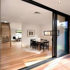 USA Hot Sale Triple Track Heavy Duty Exterior Custom Aluminum Sliding Door