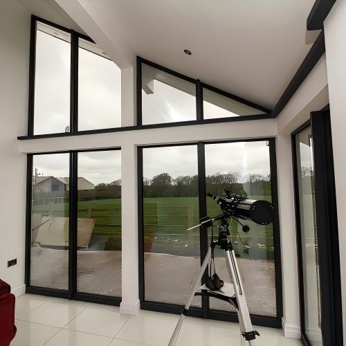 Unique Irregular Design Custom Aluminum Fixed Window