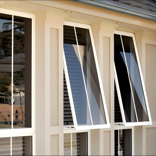 Minimalist Design Seaview Villa Custom Size Aluminum Awning Window