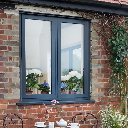Modern Minimalist Custom Aluminum Casement Window, Multi-Use for Patio Kitchen Bedroom