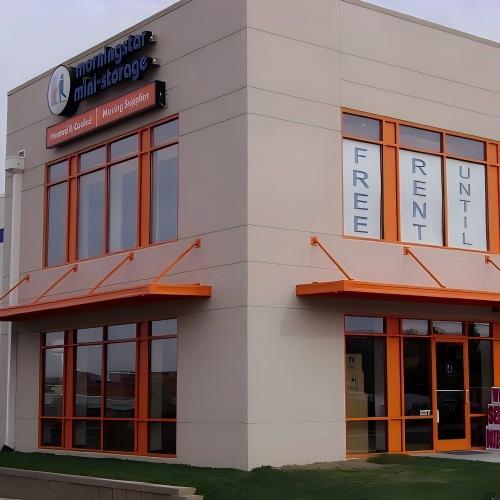 Minimalist Unique Design Orange Sprayed Aluminum Commercial Outdoor Canopy