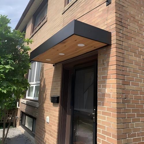 Small Size Customizable Aluminum Outdoor Canopy for Home, Sun and Rain Protection
