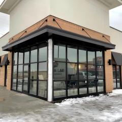 Corner Shape Customizable Outdoor Canopy, Sun & Rain Protection