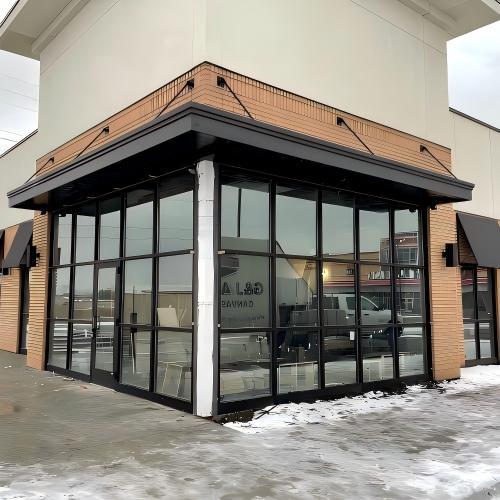 Corner Shape Customizable Outdoor Canopy, Sun & Rain Protection