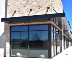 Corner Shape Customizable Outdoor Canopy, Sun & Rain Protection
