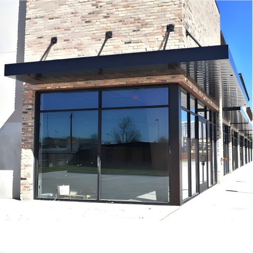 Corner Shape Customizable Outdoor Canopy, Sun & Rain Protection
