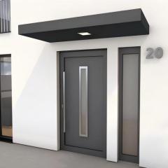 Small Size Customizable Aluminum Outdoor Canopy for Home, Sun and Rain Protection