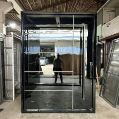 Niche Designer Mirror Reflective Custom Size Metal Entry Door