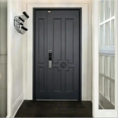 Modern Minimalist Metal Entry Door for Small Spaces, Custom Size Available