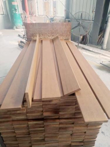 Natural wood color Outdoor Bamboo cladding