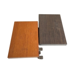 Revêtement extérieur en bambou couleur bois naturel, façade en bambou rainurée à clin, revêtement extérieur en bambou