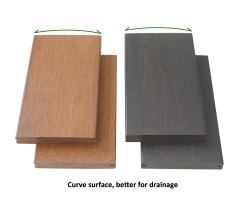 Curve surface Exterior Bamboo Deck, terrace board.