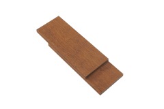 Revestimiento de bambú para exteriores con carbonización profunda, fachada de bambú con ranuras traslapadas, revestimiento exterior de madera
