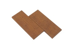 Revestimiento de bambú para exteriores con carbonización profunda, fachada de bambú con ranuras traslapadas, revestimiento exterior de madera