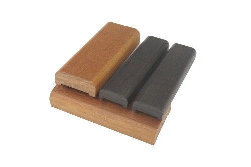 Grooved Exterior Bamboo Handrails